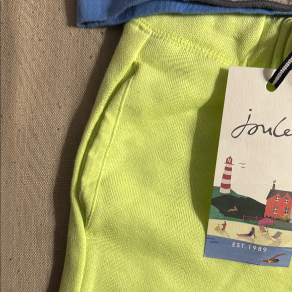 Joules Blue Shark T-Shirt and Yellow Shorts Set - Picture 7 of 7